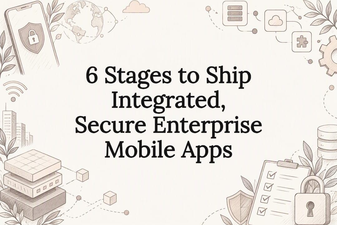 6 Stages to Ship Integrated, Secure Enterprise Mobile Apps