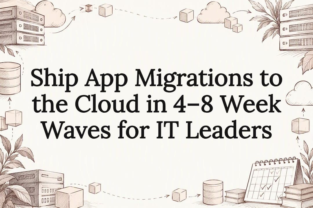 Ship App Migrations to the Cloud in 4–8 Week Waves for IT Leaders