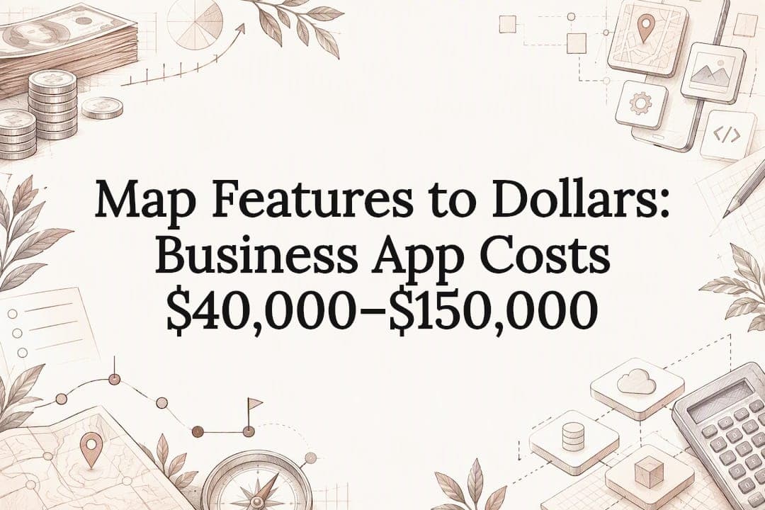 Map Features to Dollars: Business App Costs $40,000–$150,000