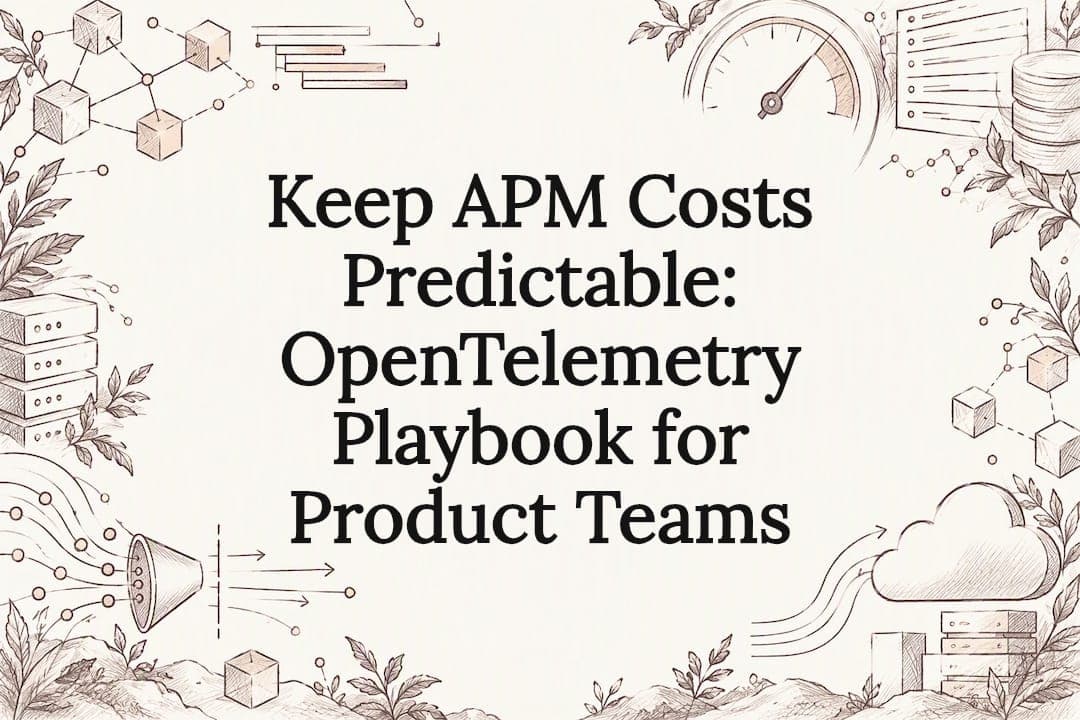 Keep APM Costs Predictable: OpenTelemetry Playbook for Product Teams