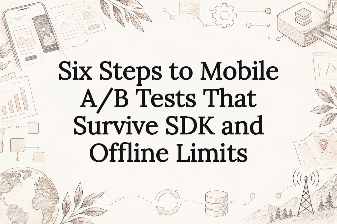Six Steps to Mobile A/B Tests That Survive SDK and Offline Limits