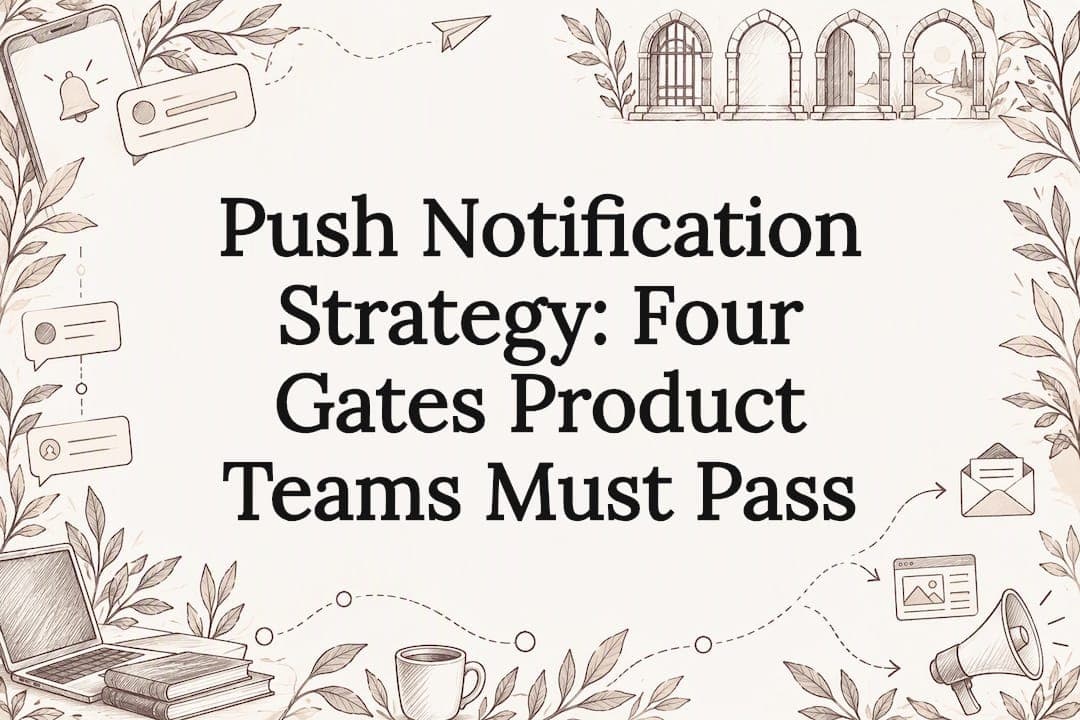 Push Notification Strategy: Four Gates Product Teams Must Pass
