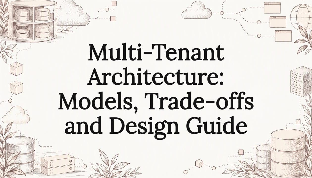 Multi-Tenant Architecture: Models, Trade-offs and Design Guide