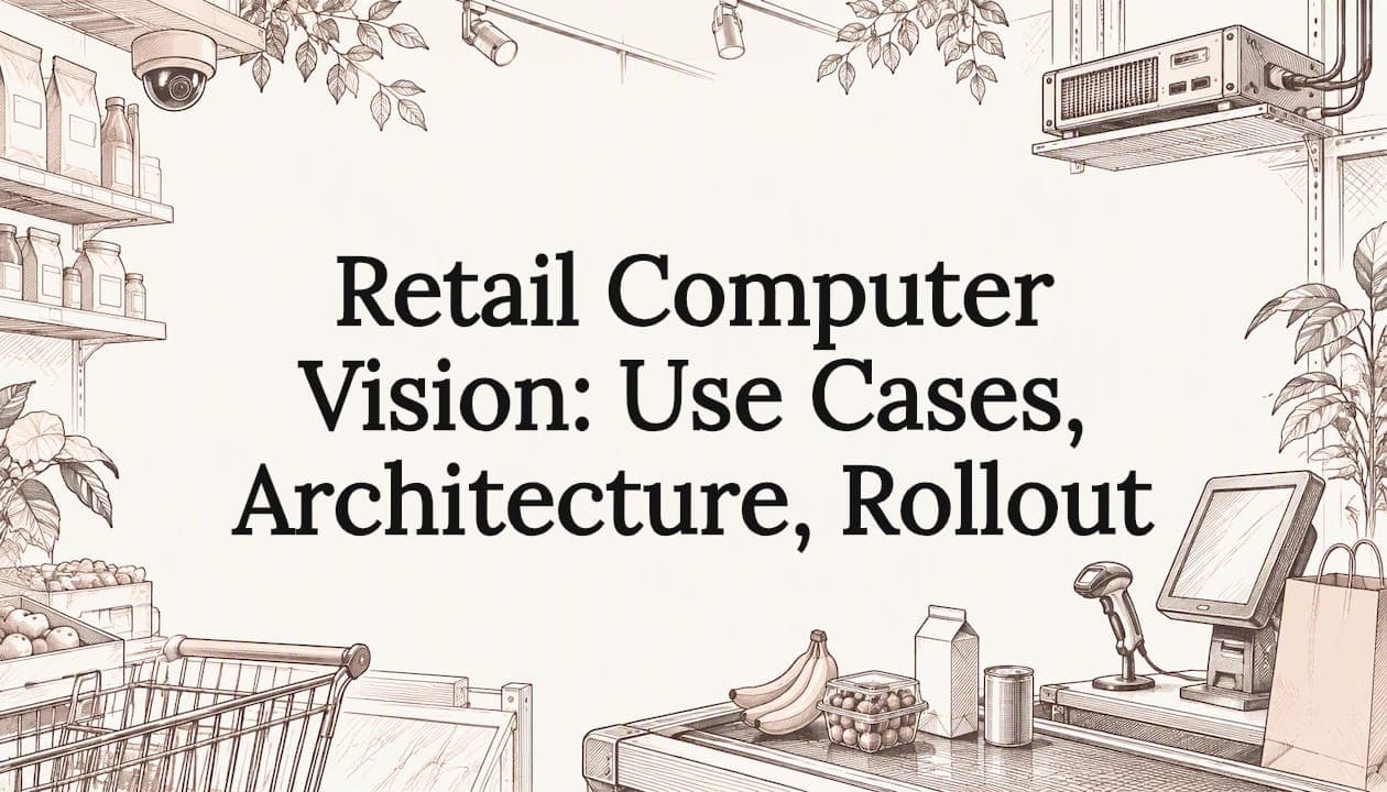 Retail Computer Vision: Use Cases, Architecture, Rollout